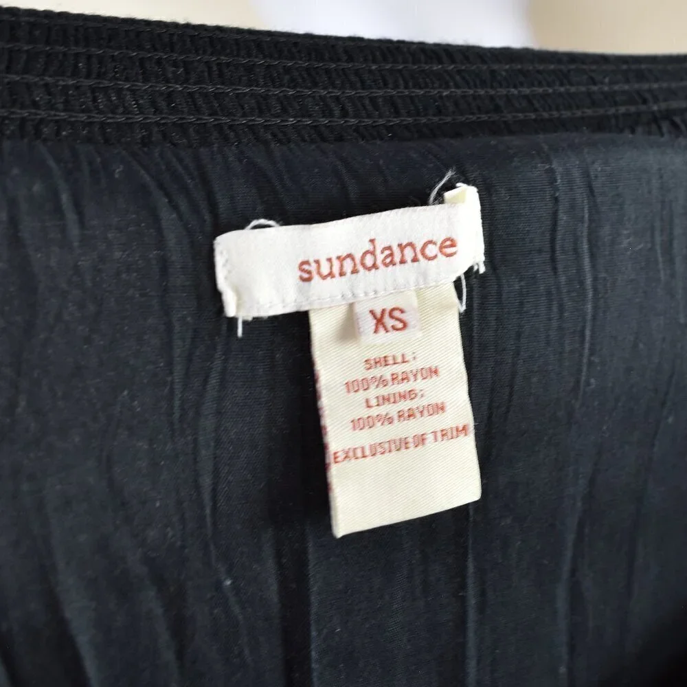 Sundance Blossom Embroidered Floral Off Shoulder Dress - XS - Picture 10 of 10